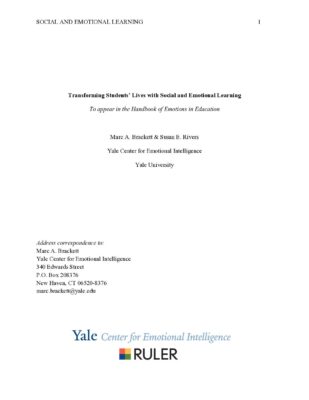 Transforming Students’ Lives with Social and Emotional Learning