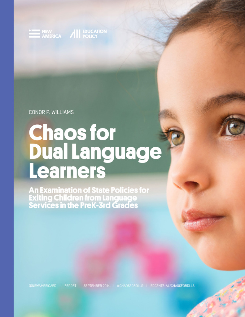 Chaos for Dual Language Learners: An Examination of State Policies for Exiting Children from Language Services in the PreK-3rd Grades