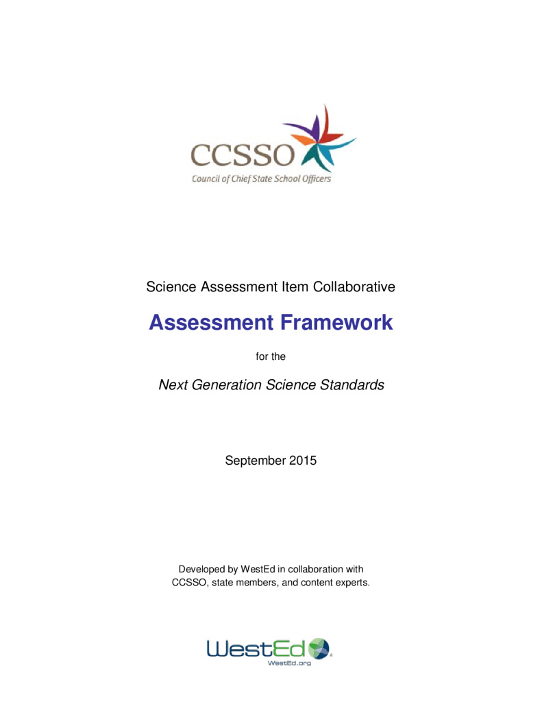 Science Assessment Item Collaborative Assessment Framework