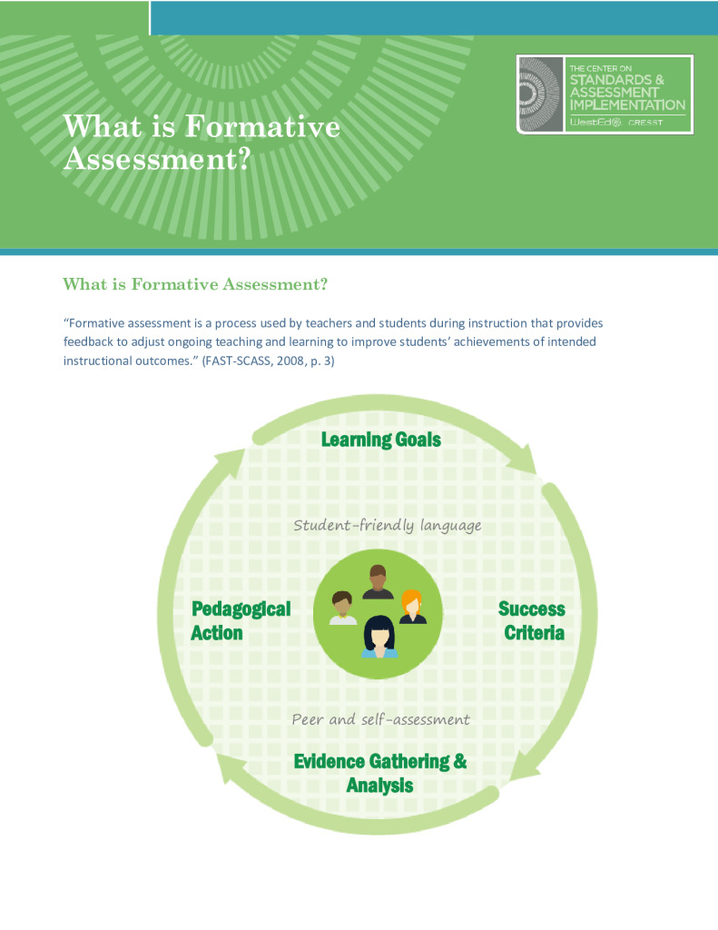 What is Formative Assessment?