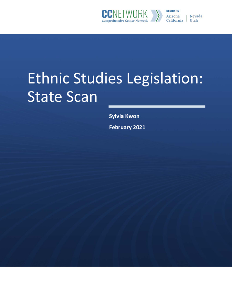 Ethnic Studies Legislation: State Scan