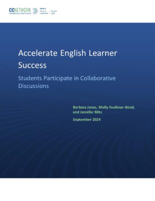 Accelerate English Learner Success: Students Participate in Collaborative Discussions