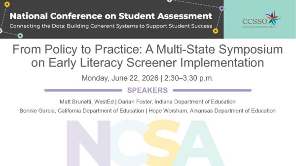 From Policy to Practice: A Multi-State Symposium on Early Literacy Screener Implementation